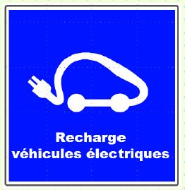 recharge vehicule électrique sur prise 16A à disposition
